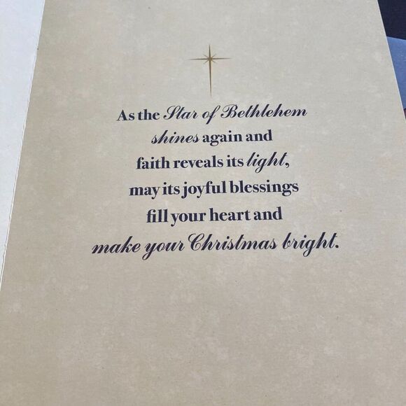 St Labre Indian School Silent Night O Star of Wonder Christmas Greetings Card - Picture 3 of 7